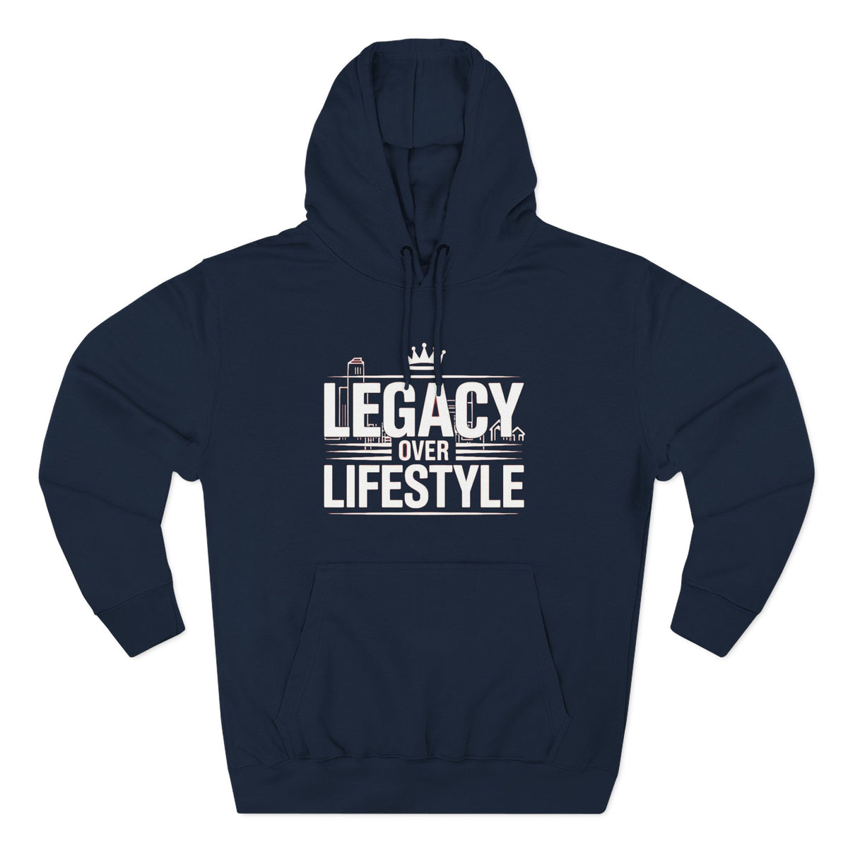 Legacy Over Lifestyle Hoodie - Motivational Graphic Pullover