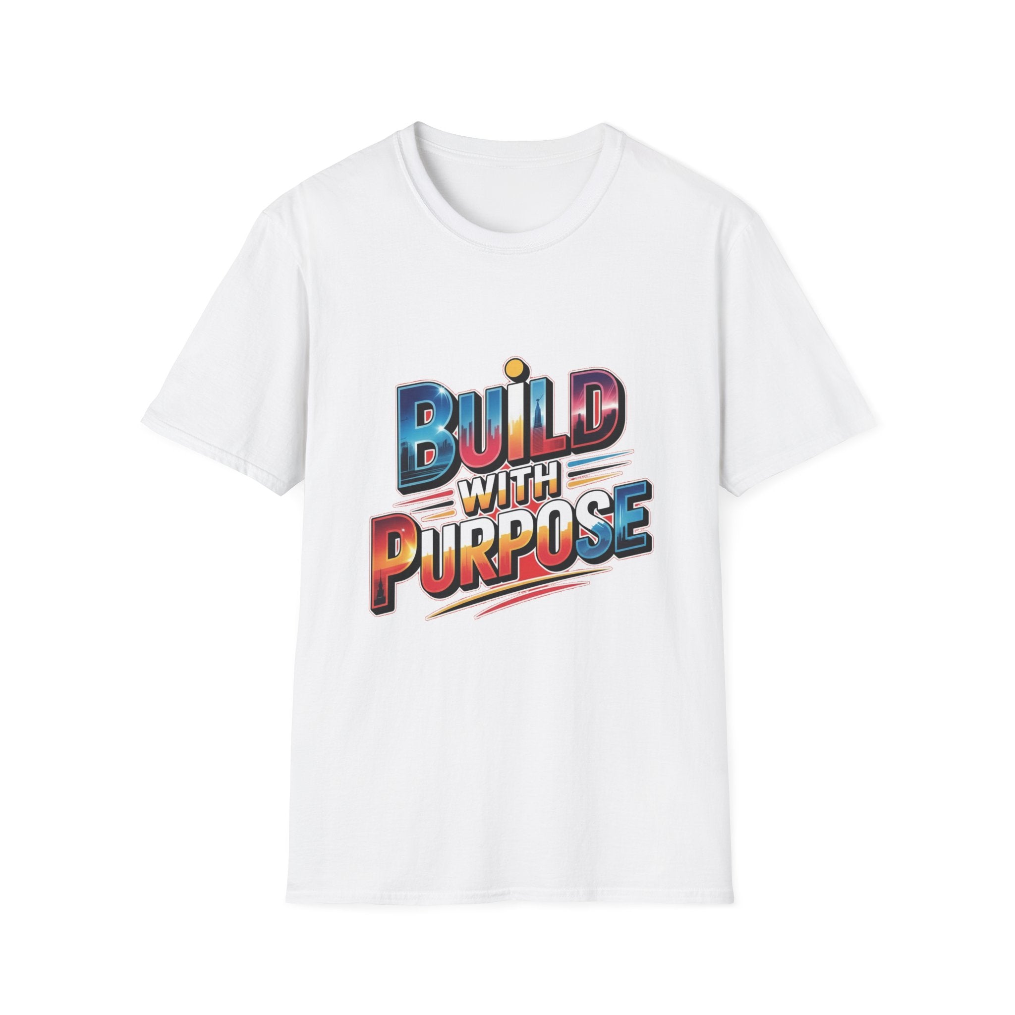 Build With Purpose T-Shirt — Inspirational Motivational Graphic Tee