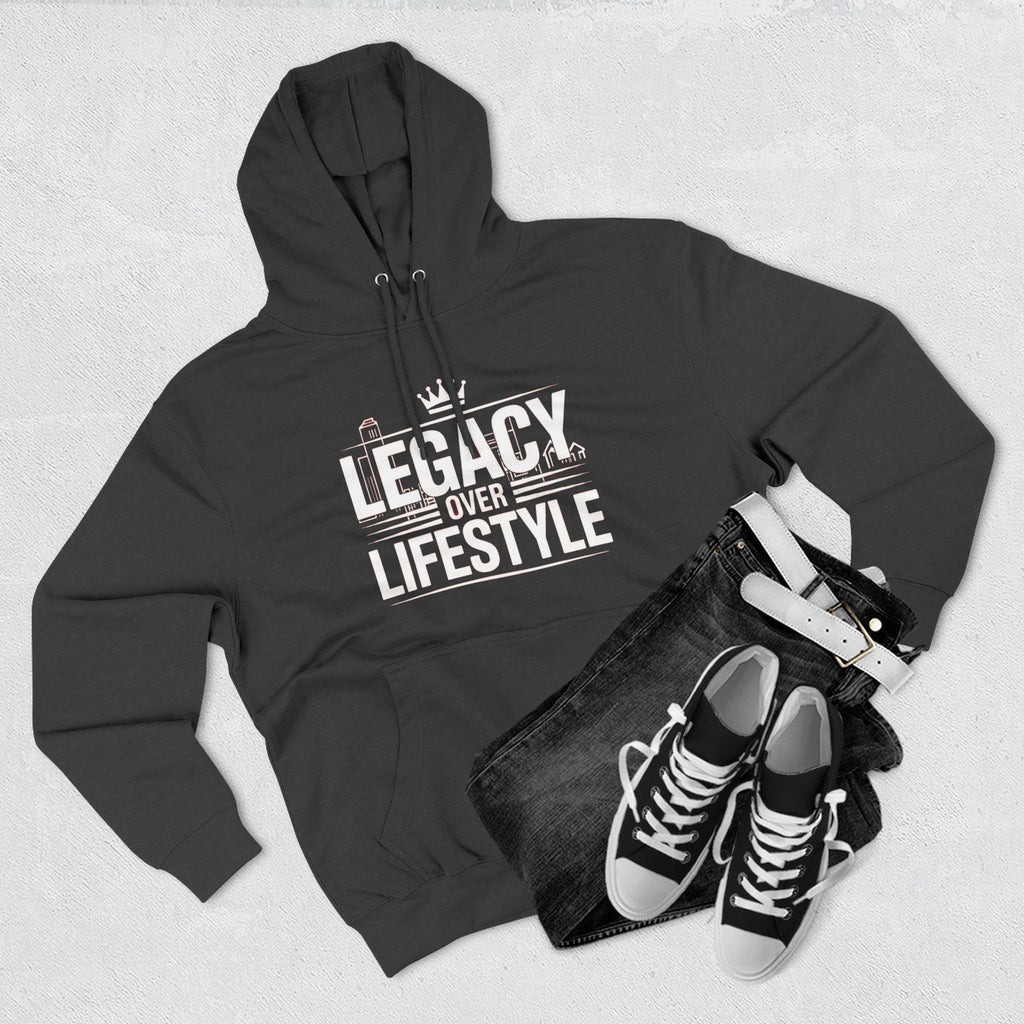 Legacy Over Lifestyle Hoodie - Motivational Graphic Pullover