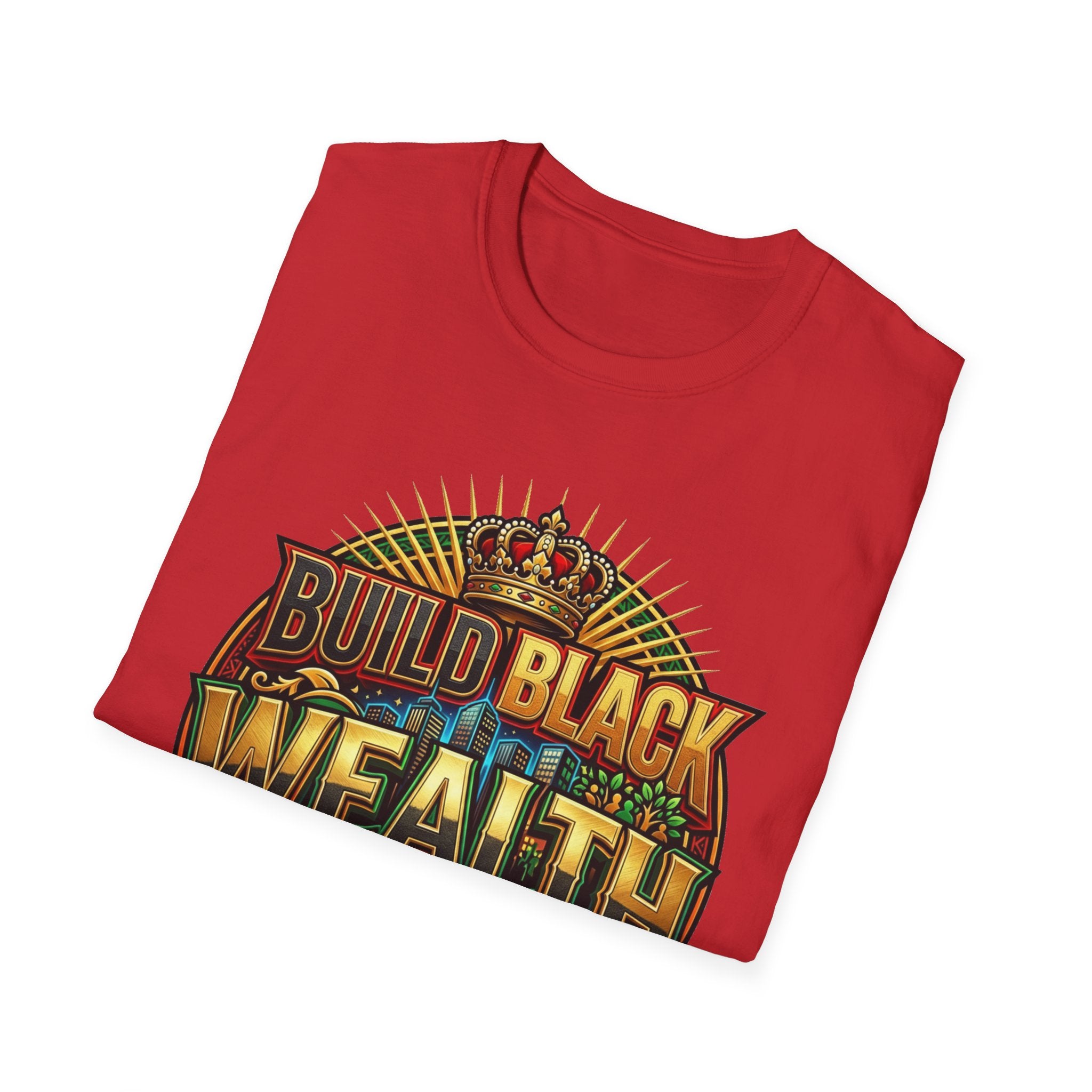 Build Black Wealth T-Shirt — Afrocentric Empowerment Tee