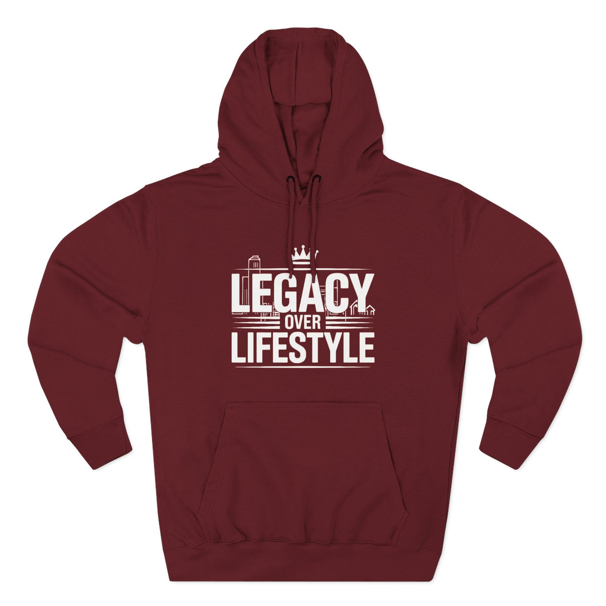 Legacy Over Lifestyle Hoodie - Motivational Graphic Pullover