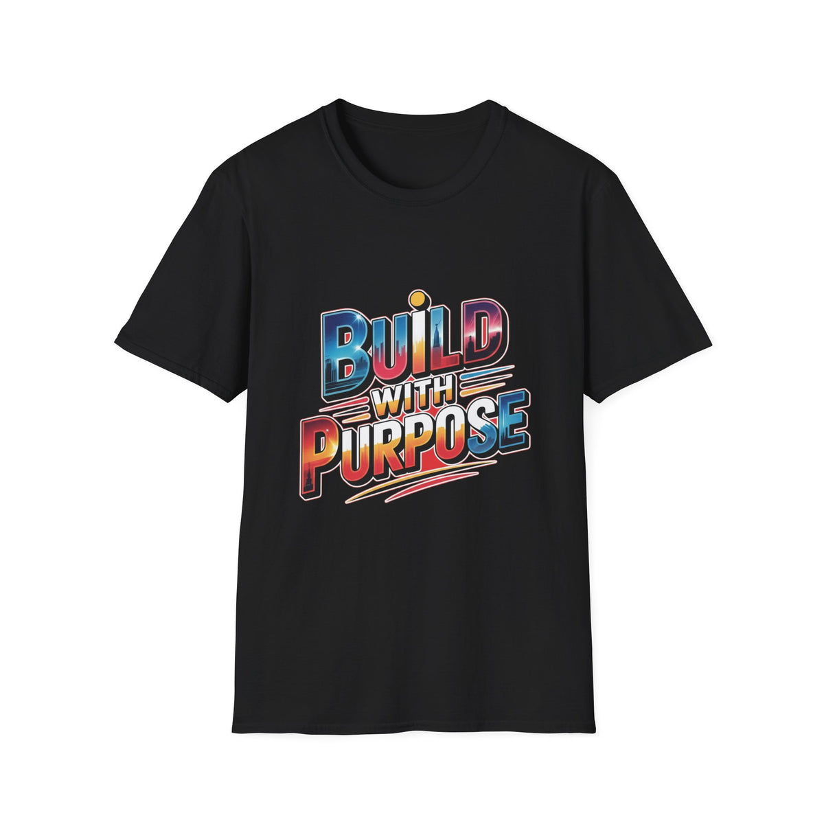 Build With Purpose T-Shirt — Inspirational Motivational Graphic Tee
