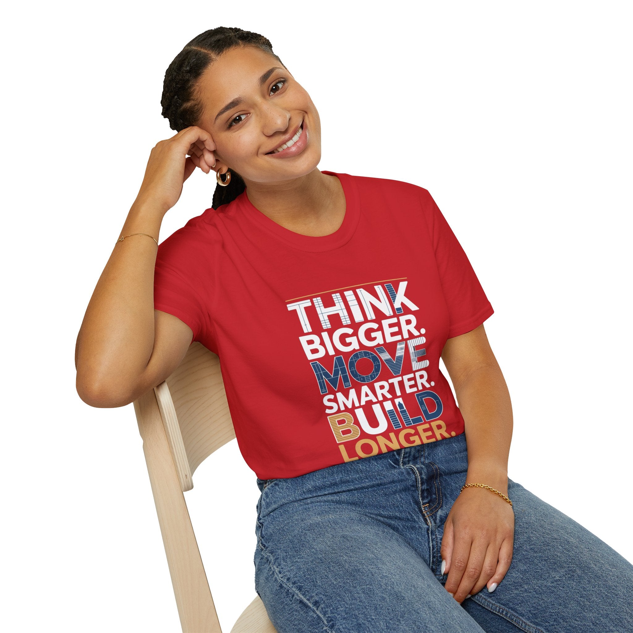 Think Bigger Move Smarter Build Longer T-Shirt — BLK Legacy Collection