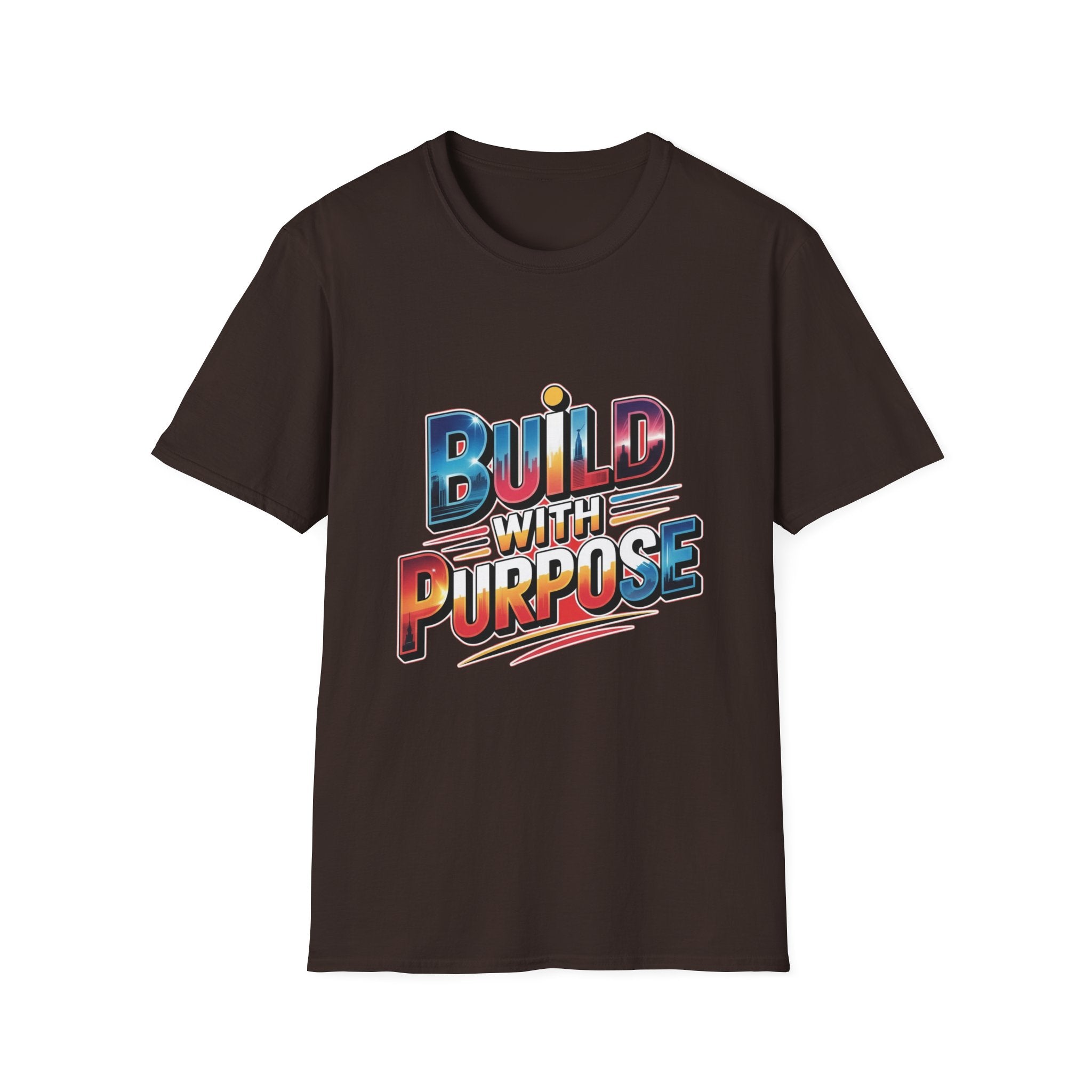 Build With Purpose T-Shirt — Inspirational Motivational Graphic Tee