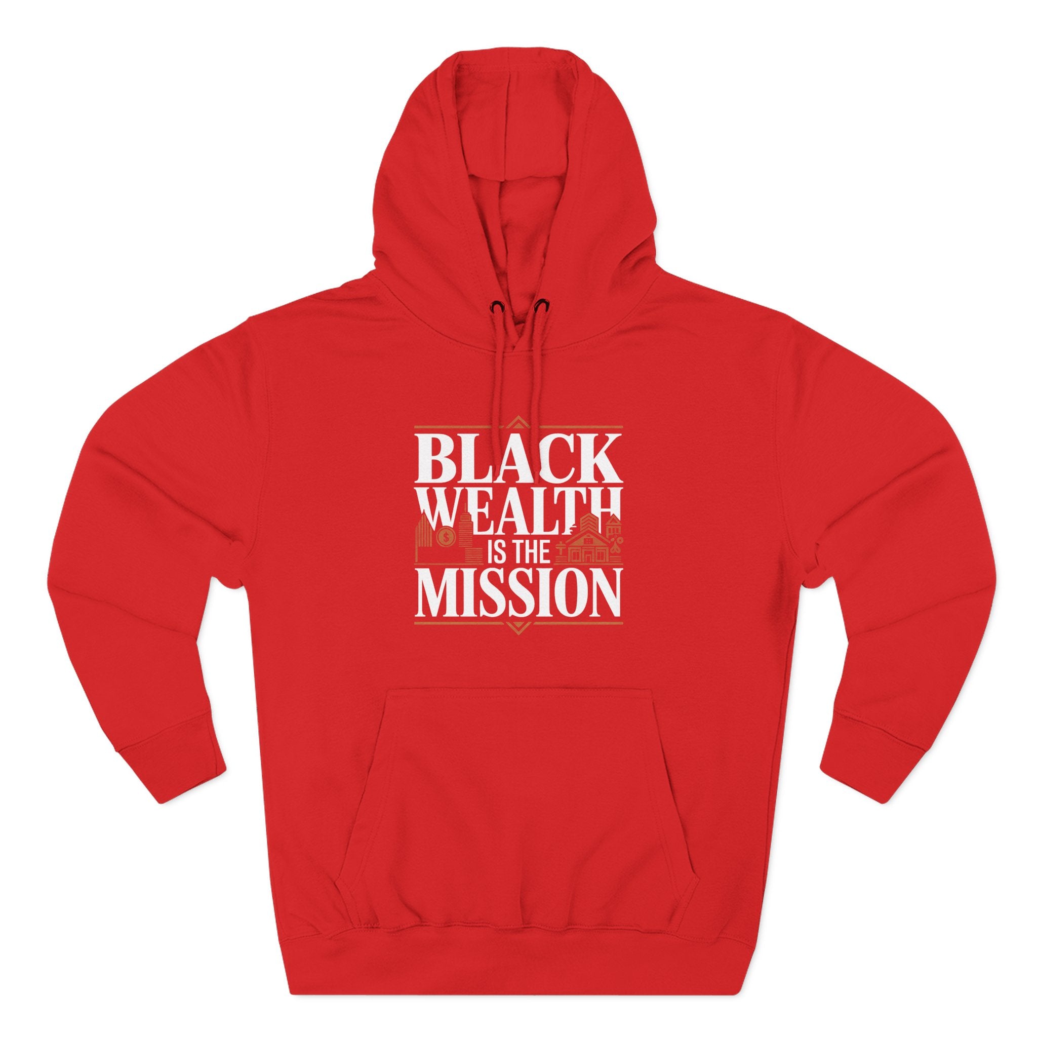 Black Wealth Is the Mission Hoodie — Empowerment Graphic Hoodie