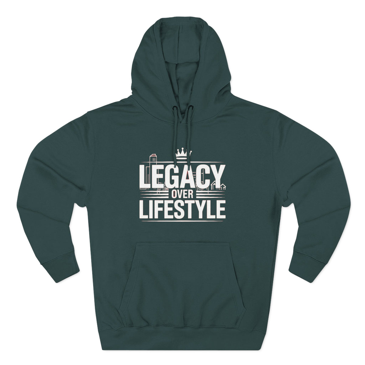 Legacy Over Lifestyle Hoodie - Motivational Graphic Pullover