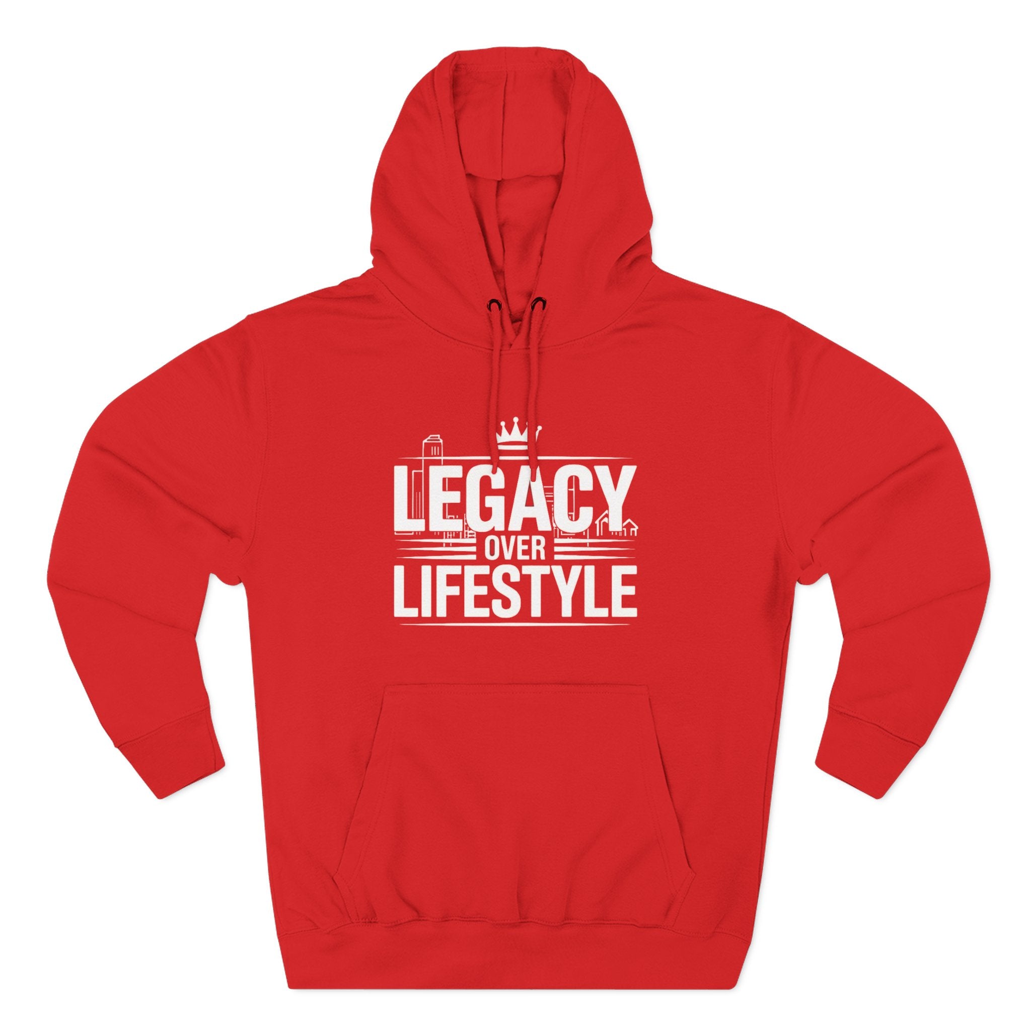 Legacy Over Lifestyle Hoodie - Motivational Graphic Pullover