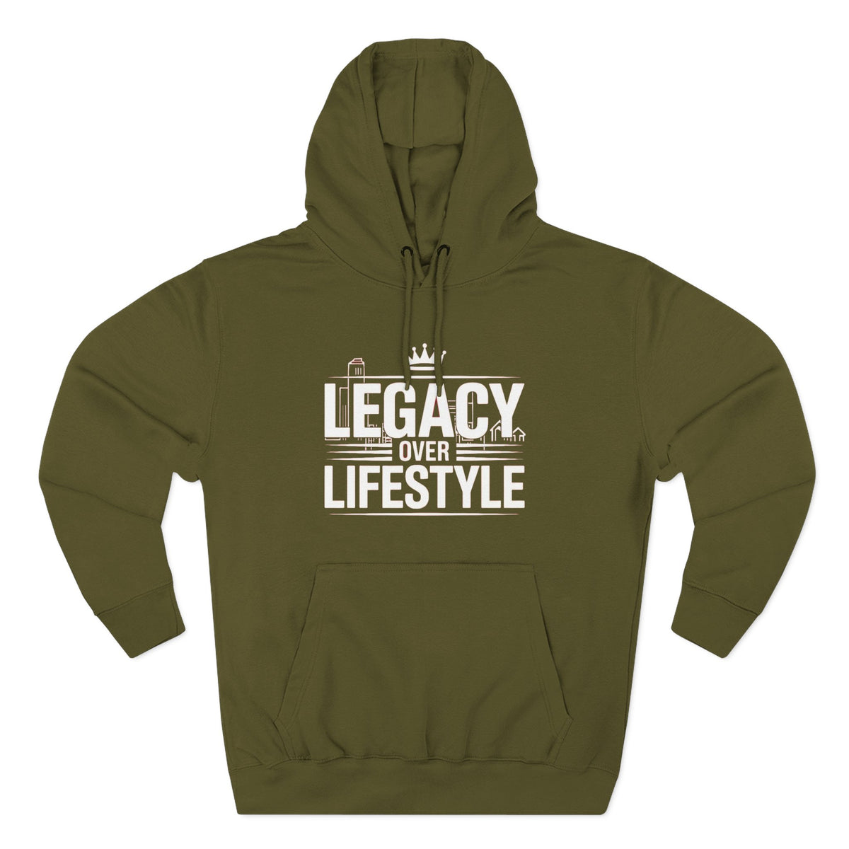 Legacy Over Lifestyle Hoodie - Motivational Graphic Pullover