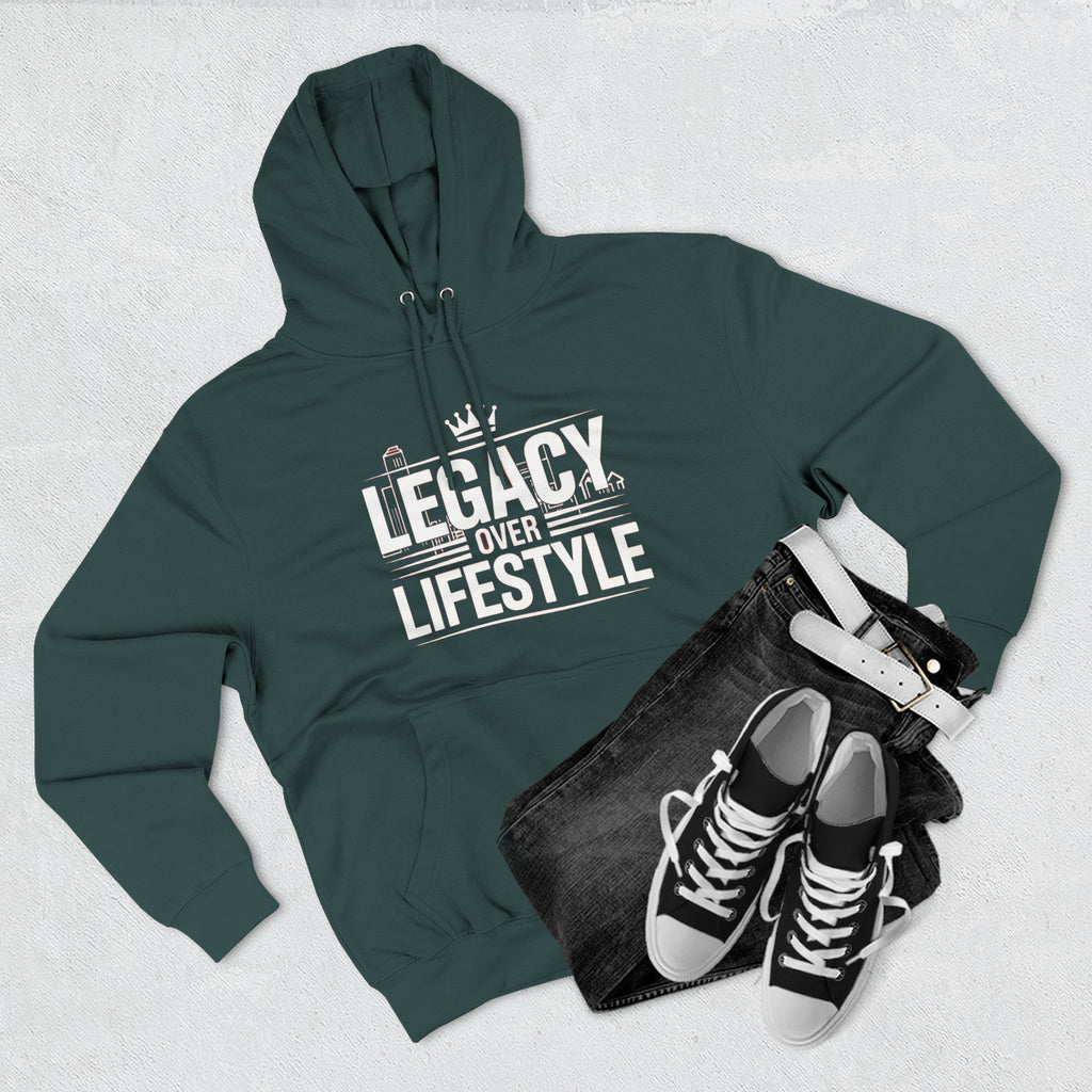 Legacy Over Lifestyle Hoodie - Motivational Graphic Pullover