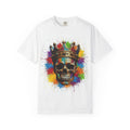 Skull King T-Shirt — Color Splash Crown Graphic Tee