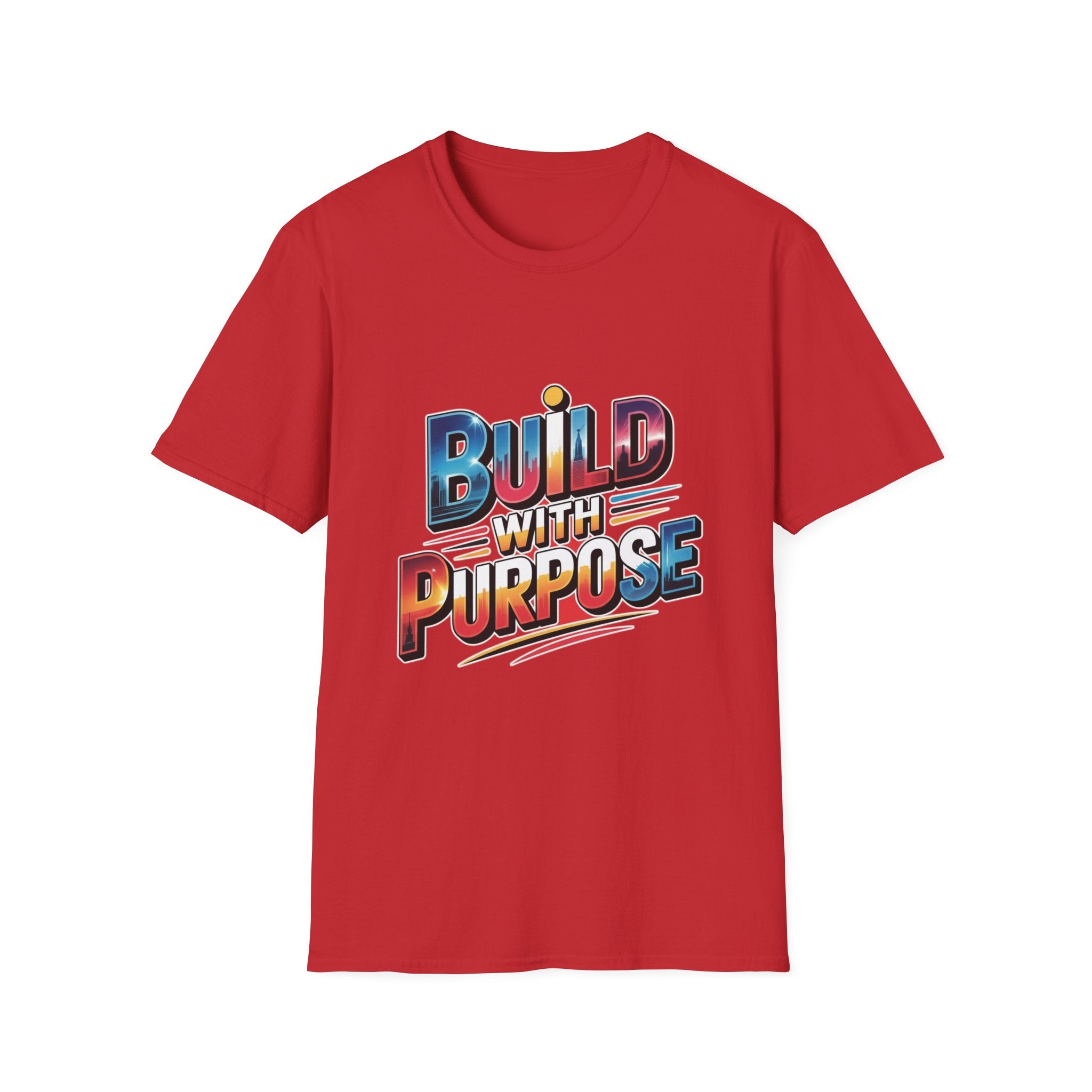 Build With Purpose T-Shirt — Inspirational Motivational Graphic Tee