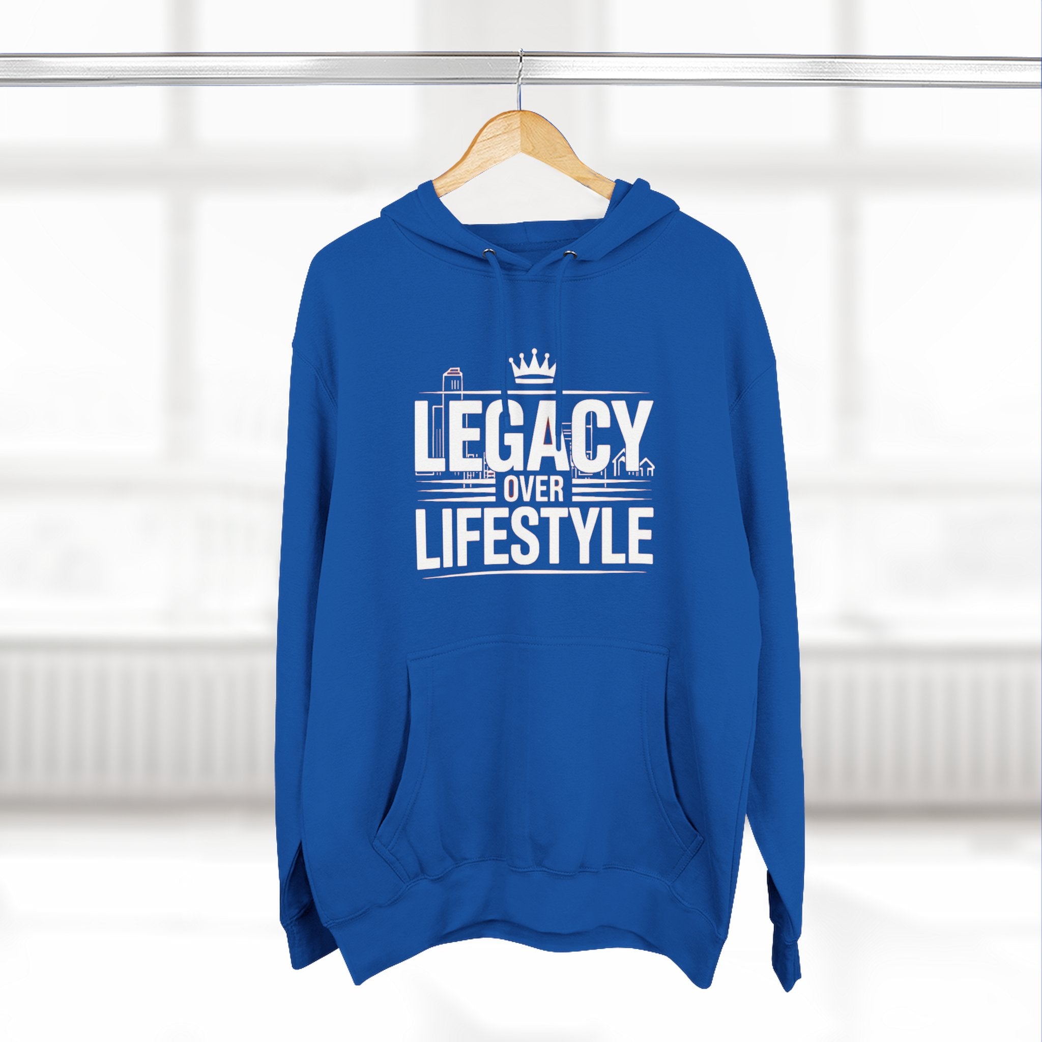 Legacy Over Lifestyle Hoodie - Motivational Graphic Pullover