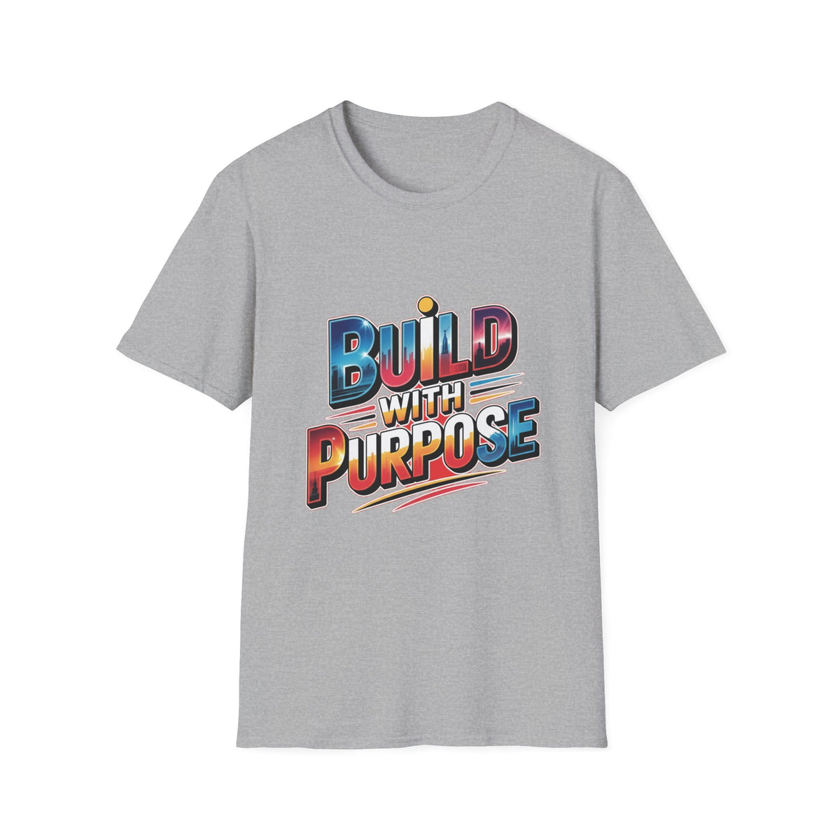 Build With Purpose T-Shirt — Inspirational Motivational Graphic Tee