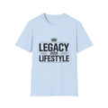Legacy Over Lifestyle T-Shirt — Motivational Crown Graphic Tee for Men & Women