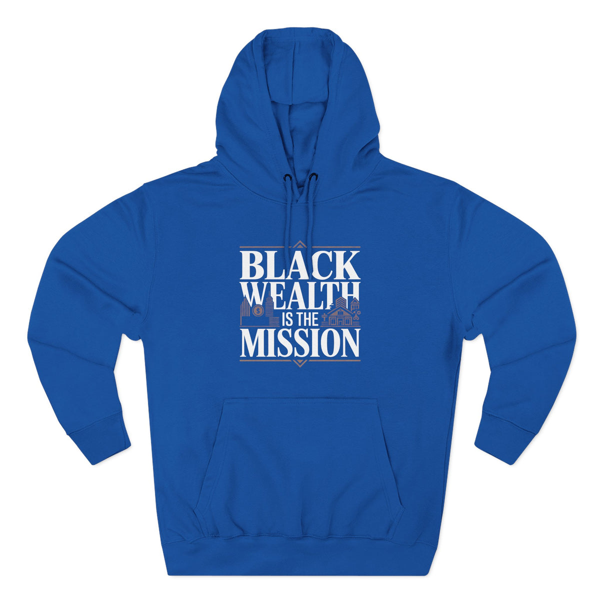 Black Wealth Is the Mission Hoodie — Empowerment Graphic Hoodie