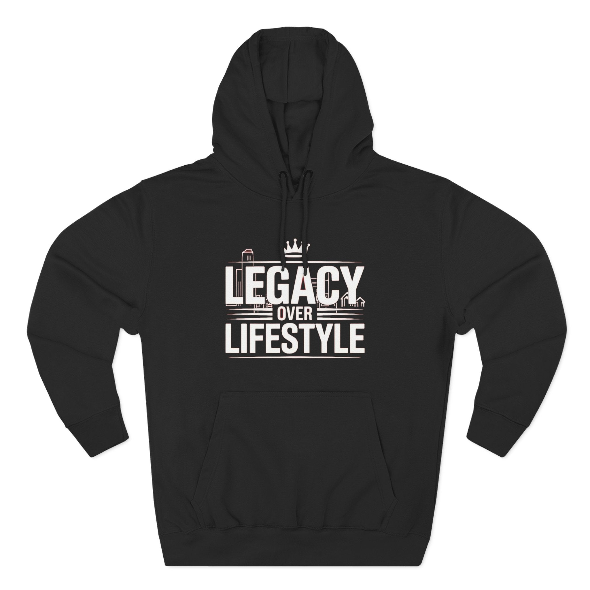 Legacy Over Lifestyle Hoodie - Motivational Graphic Pullover