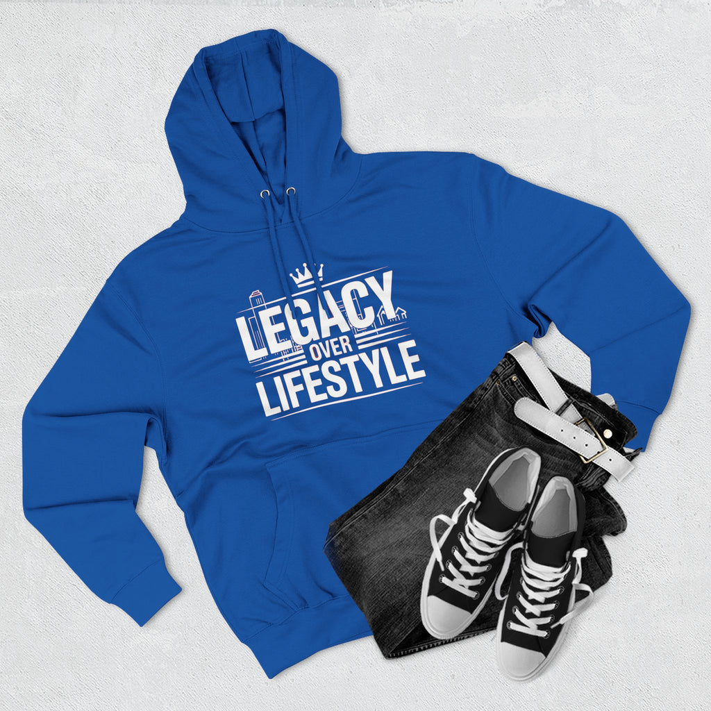 Legacy Over Lifestyle Hoodie - Motivational Graphic Pullover